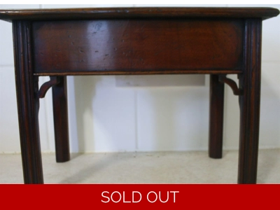 Chippendale side table apprentice piece